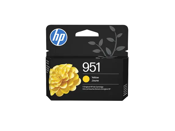 HP® 951 Yellow Original Ink Cartridge (CN052AN#140)