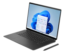 HP Spectre x360 2-in-1 Laptop 16, Windows 11 Pro, 16", Touch screen, Intel® Core™ Ultra 7, 16GB RAM, 2TB SSD, NVIDIA® GeForce RTX™ 4050, 2.8K, Nightfall black