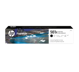 HP 981X High Yield Black Original PageWide Cartridge, L0R12A