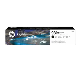 HP 981X High Yield Black Original PageWide Cartridge, L0R12A