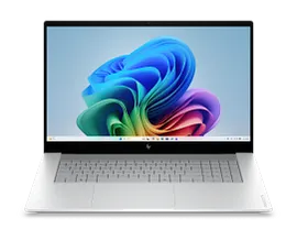 HP OmniBook X Laptop Next Gen AI 17, Windows 11 Home, 17.3", Touch screen, Intel® Core™ Ultra 7, 32GB RAM, 1TB SSD, FHD, Glacier silver