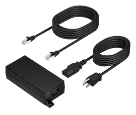 Poly PoE++ 65W 2.5G Adapter with 3.66m CAT6A Cable and Power Cord