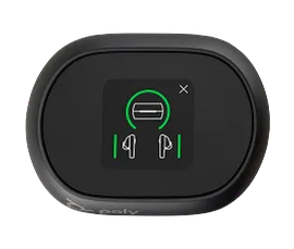 Poly Voyager Free 60+ UC Carbon Black Earbuds +BT700 USB-C Adapter +Touchscreen Charge Case