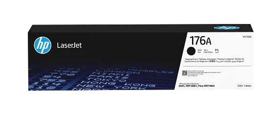 HP Laser Toner Cartridges and Kits, HP 176A LaserJet Black Original  Imaging Drum, W1766A