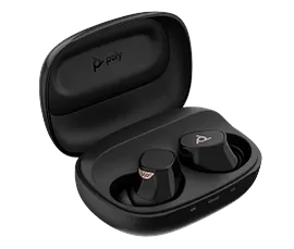 Poly Voyager Free 20 Black Earbuds +Basic Charge Case
