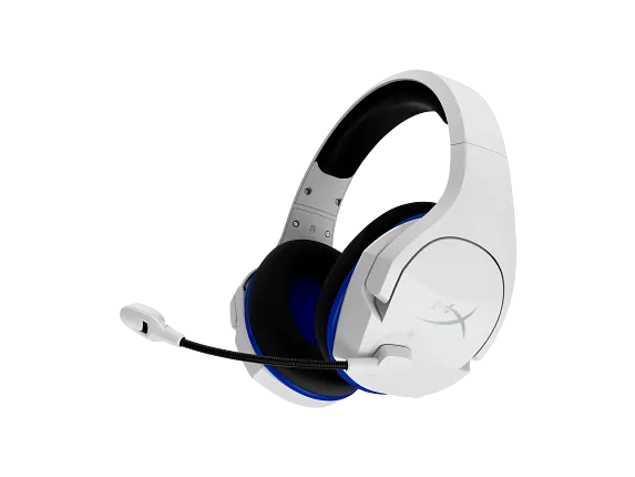 HyperX Gaming Headsets, HyperX Cloud Stinger Core - Wireless Gaming Headset - PlayStation - White-Blue