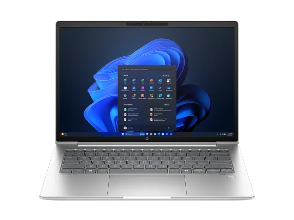 Hp probook 440 g11 | ultra 7 155u | 16 gb ram | ssd | 14,0" wuxga | win 11 pro | poslovni prenosnik 1 Hp probook 440 g11 poslovni prenosnik sprednji pogled odprt zaslon