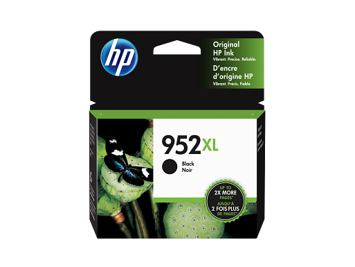 HP 952XL High Yield Black Original Ink Cartridge, F6U19AN#140