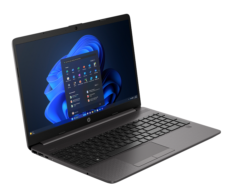 HP 250RT G9 Notebook PC 15 inch DF DarkAsh NT nonIRcam nonODD FPR Catalog Win11 WhiteBG FrontRight