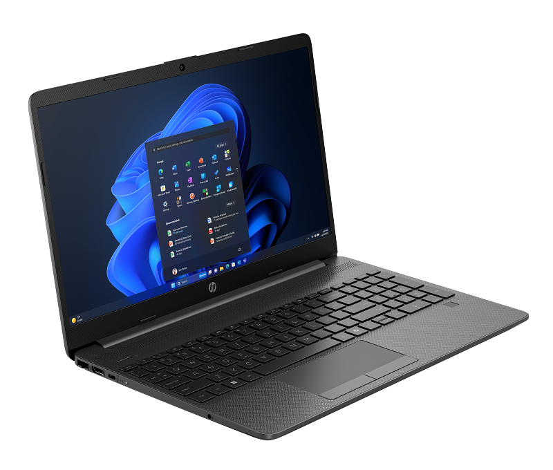 HP 250RT G9 Notebook PC 15 inch DF DarkAsh NT nonIRcam nonODD FPR Catalog Win11 WhiteBG FrontRight