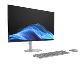 HP OmniStudio X All-in-One Desktop Next Gen AI 32-c1075t PC, Windows 11 Home, 31.5", Intel® Core™ Ultra 7, 16GB RAM, 1TB SSD, 4K UHD, Meteor silver