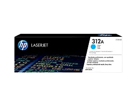 HP 312A Cyan Original LaserJet Toner Cartridge, CF381A