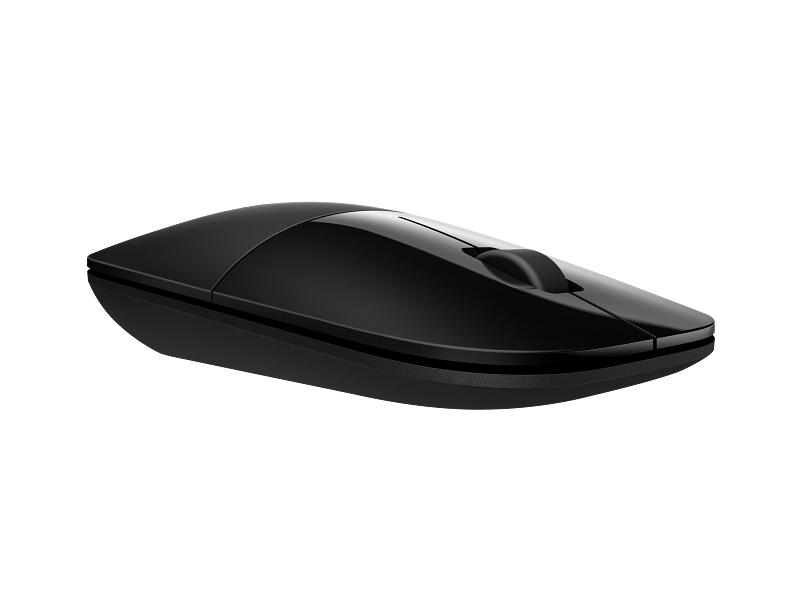 2c16 - HP Wireless Mouse Z3700 Jack Black, matte/glossy finish Catalog, Right Facing
