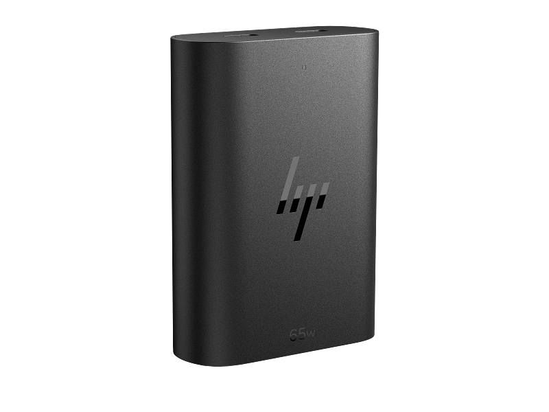 HP 65W GaN USB-C Laptop Charger TopRight