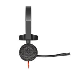 Poly Blackwire 3315 Monaural Microsoft Teams Certified USB-C Headset +3.5mm Plug +USB-C/A Adapter
