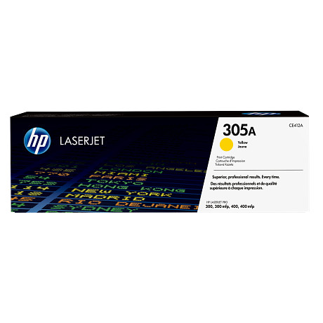 HP 305A CE412A sárga toner / festékkazetta LaserJet Pro 300 400 sorozathoz M351 M375 M451 (2600 old.) 