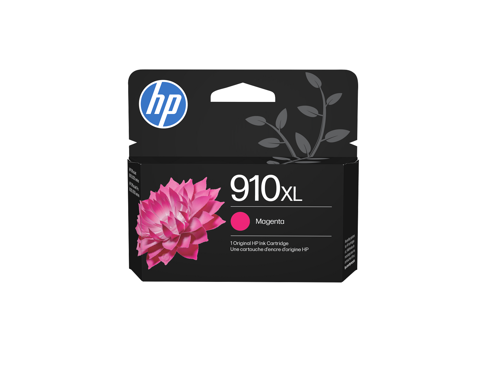 HP 910XL High Yield Magenta Original Ink Cartridge, ~700 pages, 3YL63AN#140 - Afbeelding 1 van 9