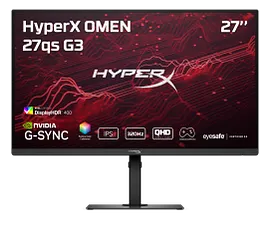 HyperX OMEN 27 inch QHD 320Hz Gaming Monitor - OMEN 27qs  G3