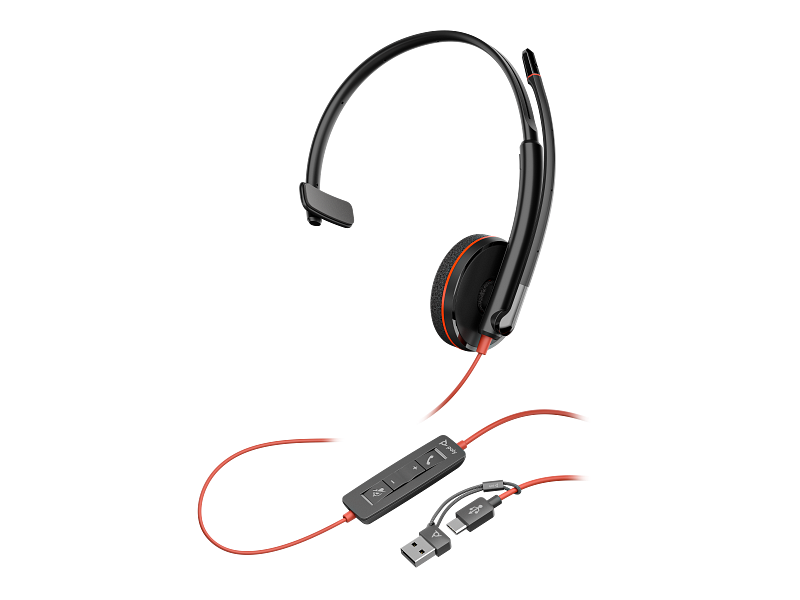 Blackwire 3200 series_Product__Product Only_Left profile closed