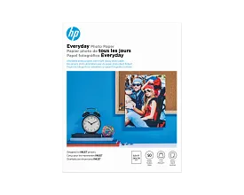 HP Everyday Photo Paper, Glossy, 52 lb, 8.5 x 11 in. (216 x 279 mm), 50 sheets Q8723A