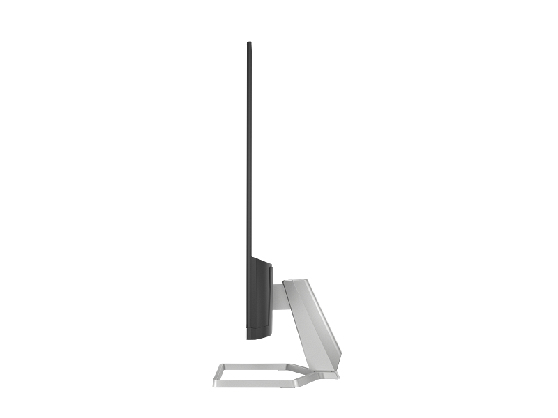 24C1 HP Series 5 27inch FHD Monitor JetBlack CoreSet LeftProfile WhiteBg