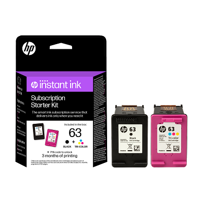 HP Instant Ink P2 63 HP Store Subscription Kit