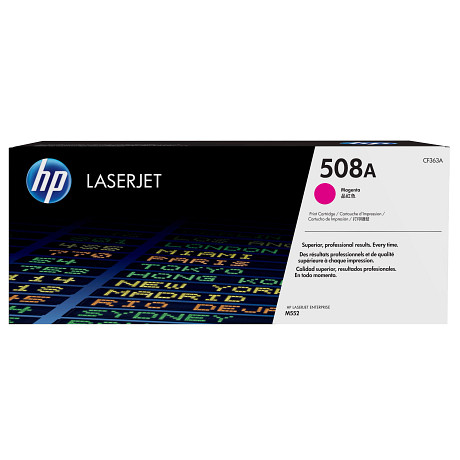HP 508A CF363A bíbor eredeti LaserJet M552 M553 tonerkazetta (5000 old.)