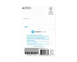 HP Advanced Photo Paper, Glossy, 65 lb, 4 x 6 in. (101 x 152 mm), 50 sheets F4T22A