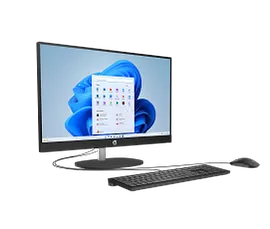 HP All-in-One 24-cr0055m PC, Windows 11 Home, 23.8", AMD Ryzen™ 5, 16GB RAM, 1TB SSD, FHD, Jet black