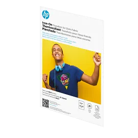 HP Iron-On Transfers for Dark Fabric 8.5 x 11 in. (216 x 279 mm) 20 sheets