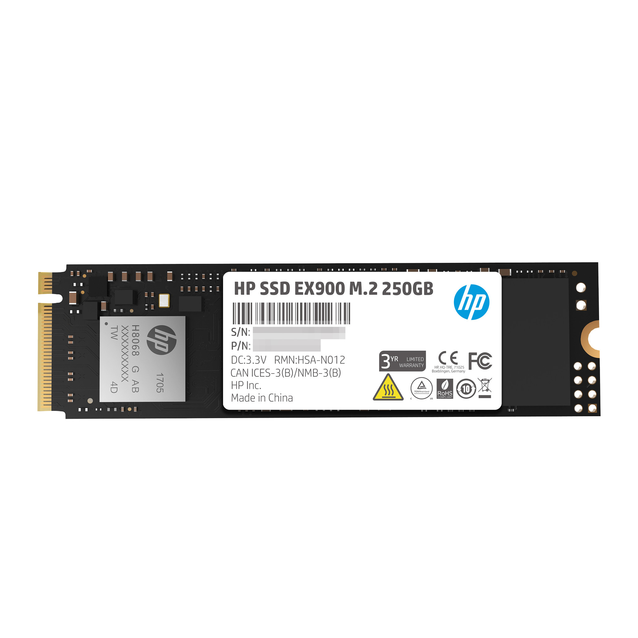 内蔵型SSD HP SSD EX900 M.2 250GB Amazon.com: HP EX900 M.2 250GB PCIe 3.0 x4 NVMe 3D TLC NAND