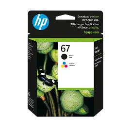 HP 67 2-pack Black/Tri-color Original Ink Cartridges