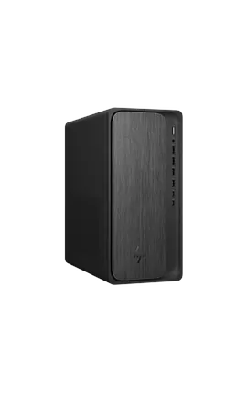 HP OmniDesk Desktop M02-0095m PC, Windows 11 Home, AMD Ryzen™ 7, 16GB RAM, 2TB SSD, NVIDIA® GeForce RTX™ 3050, Gray wood