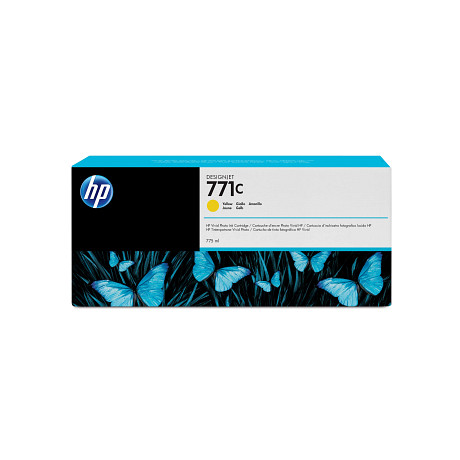 HP 771C sárga tintapatron eredeti B6Y10A Z6200 Z6600 Z6610 Z6800 Z6810 775 ml