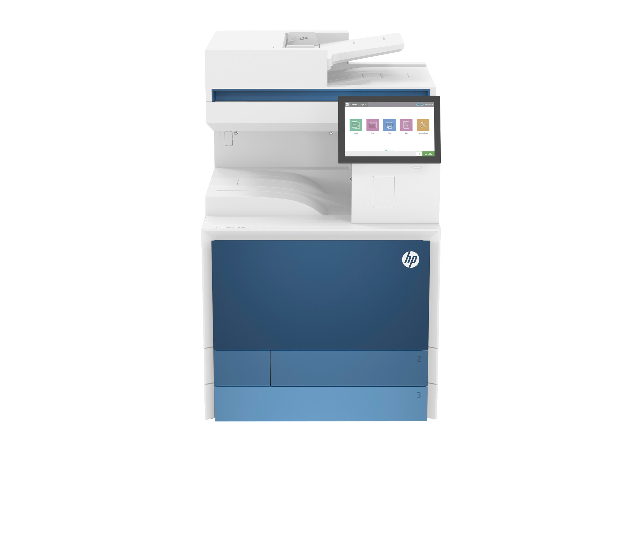 HP Color LaserJet Managed Flow MFP E87740z | HP® Support