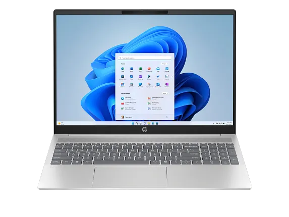 HP Home Laptop PCs, HP Pavilion Laptop 16, Windows 11 Home, 16", Intel® Core™ i5, RAM, 512GB SSD, 2K, Natural silver