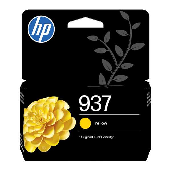 HP 937 Yellow EMEA Ink Cartridge 4S6W4NE #LS3