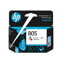 HP 805 Tri-color Original Ink Cartridge