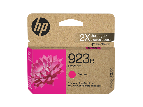 Photos - Printer HP 923e EvoMore Magenta Original Ink Cartridge, 4K0T5LN 4K0T5LN