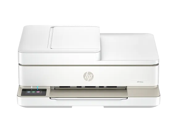 HP Envy 6555e All-in-One Printer with 3 Months of Instant Ink for free with HP+, AI-enabled