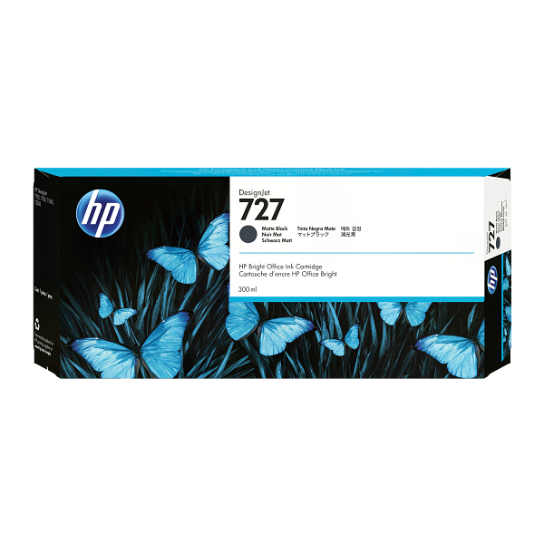 HP 727 300ml Matte Black DesignJet Ink Cartridge WW