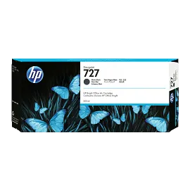 HP 727 300-ml Matte Black DesignJet Ink Cartridge, C1Q12A