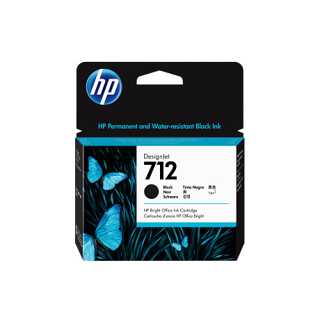 HP 3ED71A 712 80 ml-es fekete DesignJet tintapatron T250 T630 T650 Studio 24