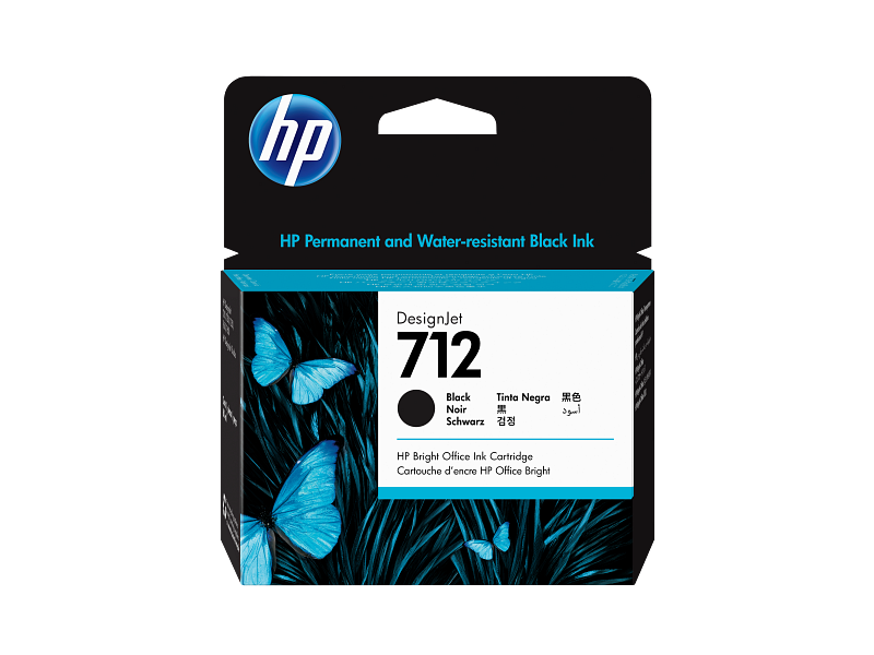 HP 712 712B 純正インク ブラック/カラー 4色セット 38/29mL HP 712 80-ml Black DesignJet Ink Cartridge | HP® Africa