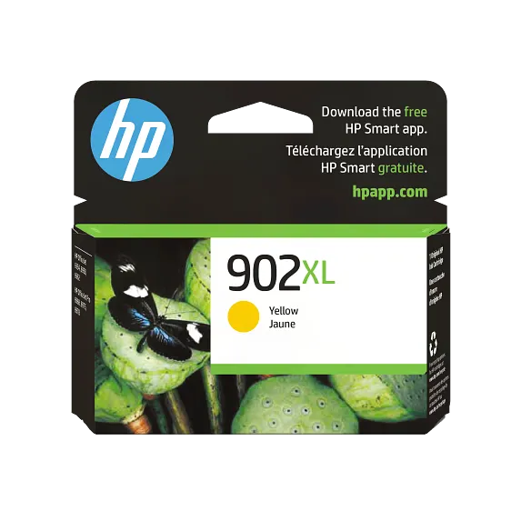 Ink Supplies, HP 902XL High Yield Yellow Original Ink Cartridge, T6M10AN#140