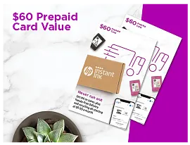 HP Instant Ink Prepaid eCode ($60), 6ZB44AN