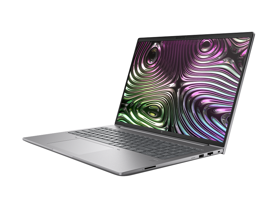 Hp zbook fury g1i 16 prenosnik sprednji levi pogled