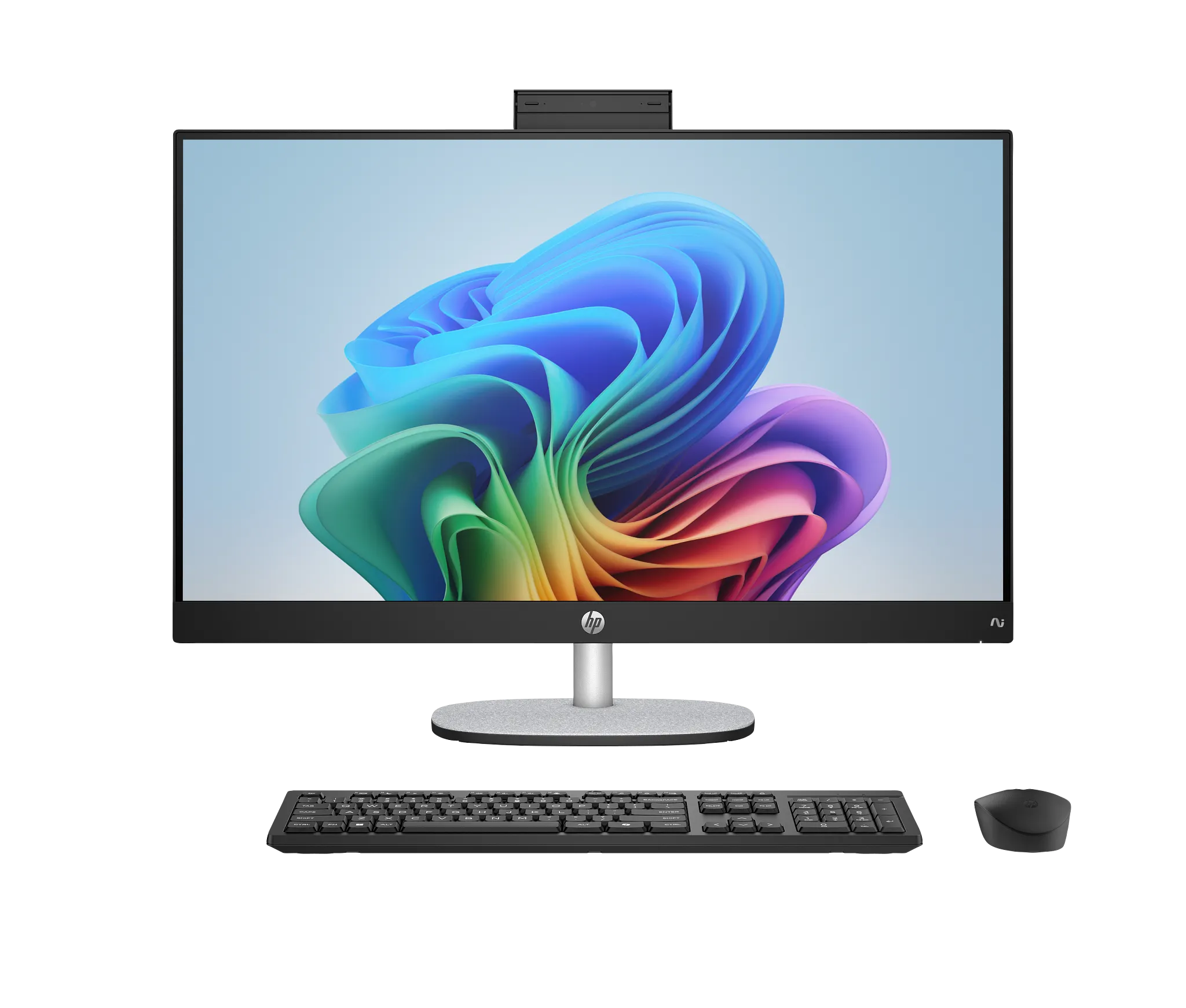 HP All-in-One Desktop AI 27-cr2075t PC, Windows 11 Home, 27", Touch screen, Intel® Core™ Ultra 7, 16GB RAM, 1TB SSD, FHD, Jet black