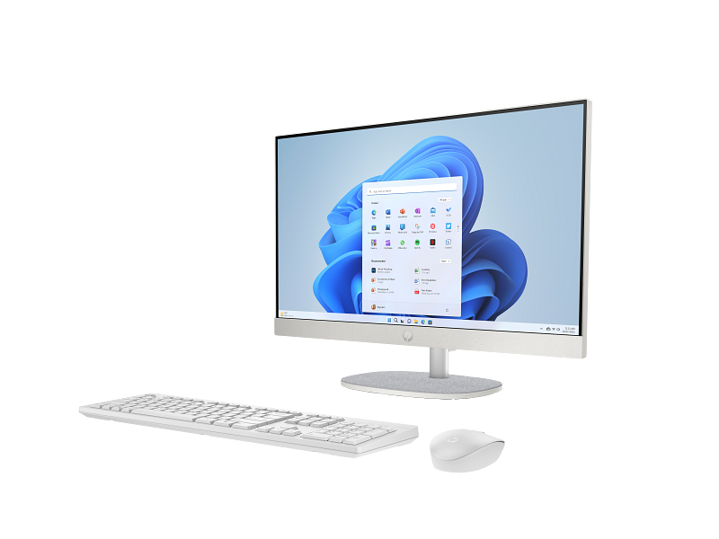 23C1-AMD OPP HP 24 inch All-in-One Desktop PC 24 ShellWhite T NT HAS CaptainCrunchWireless Win11 Cor
