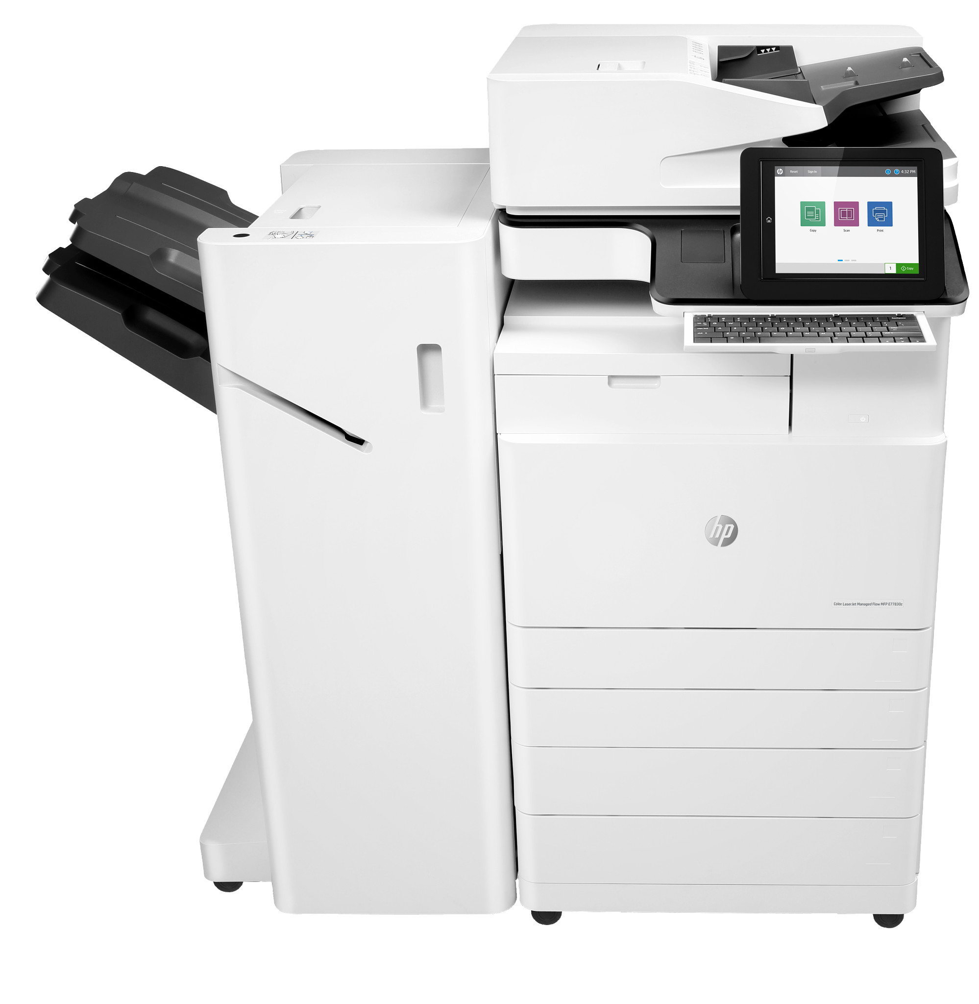 HMDページ MFP HP Color LaserJet Managed E77830dn - Velocidade 30 ppm